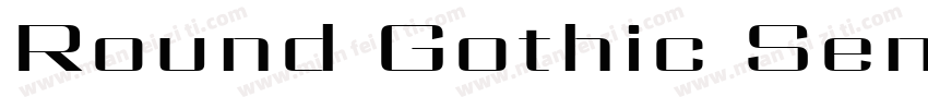 Round Gothic Sem字体转换